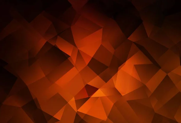 Donkerrode Vector Abstract Mozaïek Achtergrond Kleurrijke Abstracte Illustratie Met Driehoeken — Stockvector