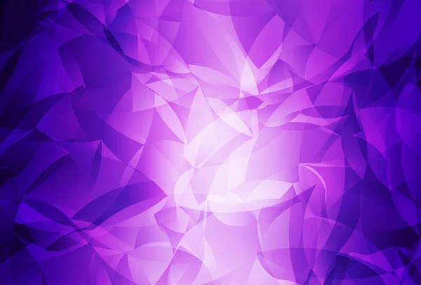Светло Фиолетовый Розовый Векторный Полигон Совершенно Новая Цветная Иллюстрация Многоугольном — стоковый вектор