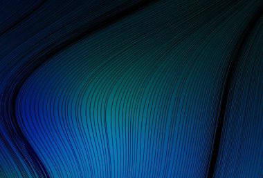 Koyu mavi, yeşil vektör soyut bulanık arkaplan. Gradyan ile modern soyut çizim. İşiniz için en iyi bulanık tasarım..