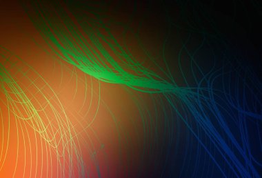 Koyu turuncu vektör arkaplanı bulanıklaştırmış. Soyut renkli gradyan çizimi. İş tasarımınız için yeni biçim.