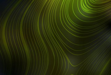 Koyu yeşil, sarı vektör parlak dokuyu bulanıklaştırdı. Renkli soyut çizimler ve gradyan. İş tasarımınız için yeni biçim.