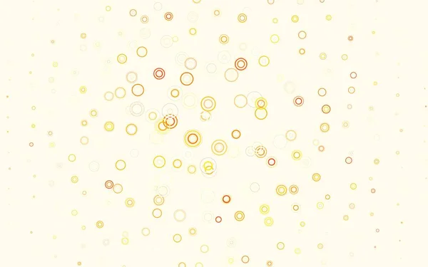 Светло Зеленый Красный Векторный Фон Пятнами Абстрактная Иллюстрация Цветными Пузырями — стоковый вектор