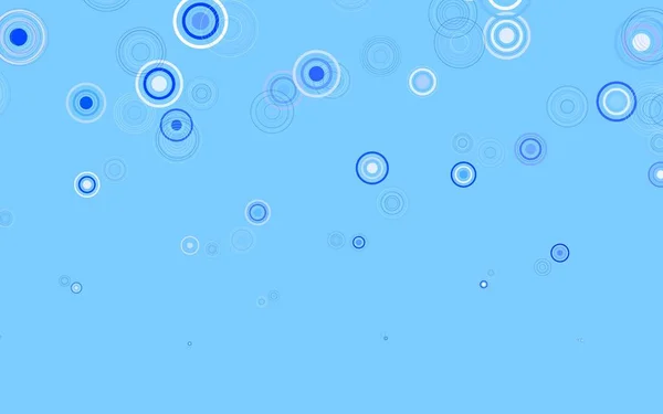Texture Vectorielle Bleu Clair Avec Disques Illustration Abstraite Avec Des — Image vectorielle
