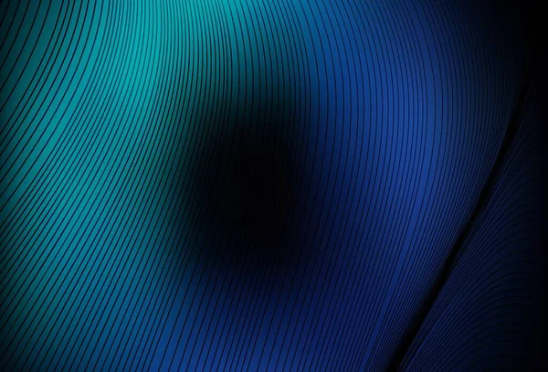 Eğri çizgileri olan koyu mavi vektör düzeni. Eğilimli soyut bir çizim. Reklamınız için yepyeni tasarım..