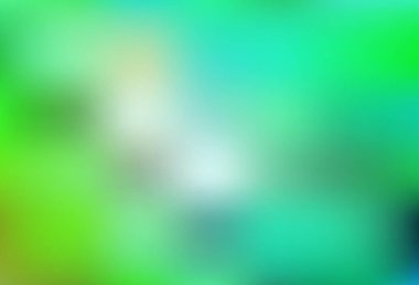 Açık yeşil vektör bulanık desen. Parlak renkli bir illüstrasyon. Tasarımının yeni yolu.