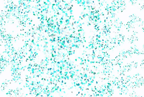 Soyut biçimlerde açık yeşil vektör dokusu. Rastgele şekillerle soyut tarzda dekoratif tasarım. Web siteniz için basit tasarım.