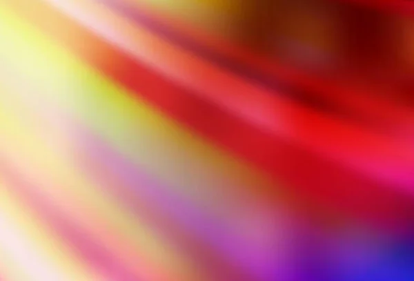Ljusröd Gul Vektor Abstrakt Suddig Bakgrund Färgad Illustration Suddig Stil — Stock vektor