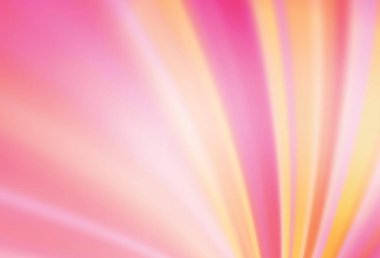 Açık pembe, sarı vektör soyut bulanık arkaplan. Görüntü stili ve gradyanı olan yeni renkli çizimler. Tasarımının yeni yolu.