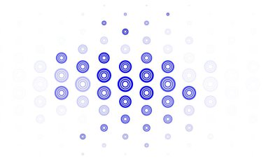 Açık mavi, baloncuklu sarı vektör arkaplan. Soyut arka planda bulanık kabarcıklar ve renkli gradyan. İş ilanınız için tasarım.