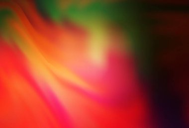 Koyu kırmızı, sarı vektör soyut bulanık düzen. Soyut ve gradyan renkte renkli çizimler. İşiniz için yepyeni bir tasarım..