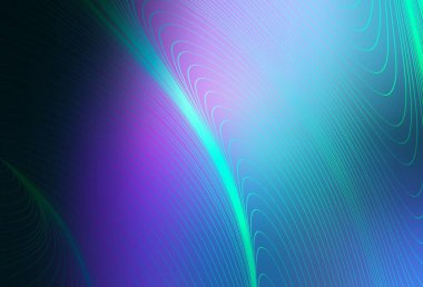 Koyu pembe, bükülmüş çizgileri olan mavi vektör düzeni. Soyut tarzda gradyan çizgilerle akıllı illüstrasyon. Reklamınız için yepyeni tasarım..