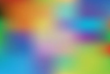 Açık mavi, sarı vektör renkli bulanık arkaplan. Yaratıcı illüstrasyon, yarım tonlu ve eğimli. Marka kitabı için zarif bir arkaplan.