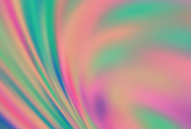 Açık Pembe, Mavi vektör soyut bulanık düzen. Soyut ve gradyan renkte renkli çizimler. Marka kitabınız için yeni biçim tasarımı.