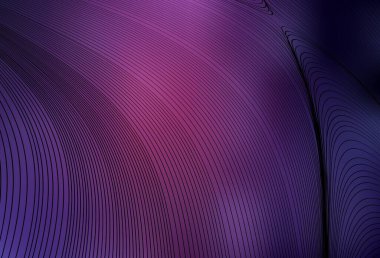 Koyu mor, eğri çizgileri olan pembe vektör arkaplan. Renkli çizgileri ve şekilleri olan bir örnek. Fikirlerin için bir örnek..