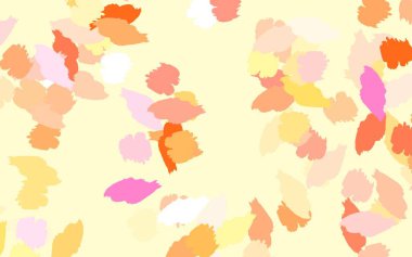 Soyut biçimlerde Light Orange vektör dokusu. Soyut gradyan şekilli basit renkli çizimler. Duvar kağıtları için zarif tasarım.