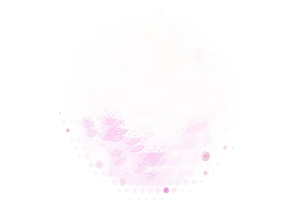 Світло Рожеве Жовте Векторне Компонування Формами Кола Прекрасна Барвиста Ілюстрація — стоковий вектор