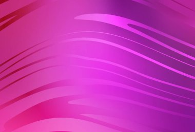 Eğri çizgileri olan açık pembe vektör deseni. Eğimli çizgileri olan zarif parlak bir illüstrasyon. Markan için yeni kompozisyon.