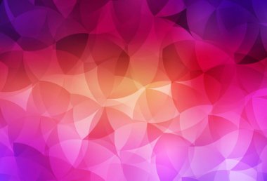 Açık Pembe, sarı vektör üçgen arkaplan. Çokgen şekilli bir örnek. Web siteniz için yeni bir doku.