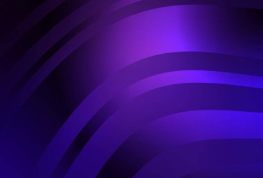 Koyu mor çizgili vektör düzeni. Soyut ve gradyan renkte renkli çizimler. İş tasarımınız için şablon.