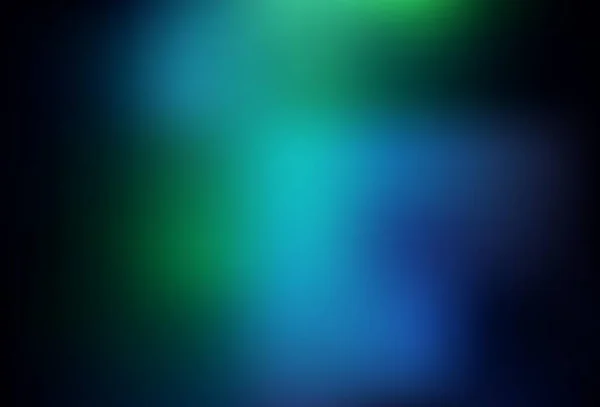Tmavě Modrá Zelená Vektor Rozmazané Lesk Abstraktní Textury Barevná Ilustrace — Stockový vektor