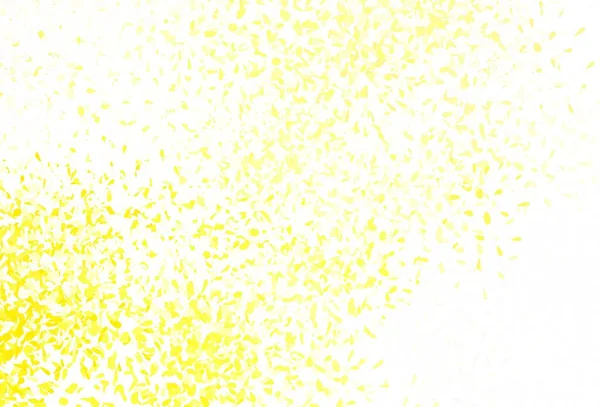 Светло Желтый Вектор Искушает Листьями Размытый Декоративный Дизайн Индийском Стиле — стоковый вектор