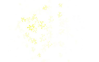 Açık Pembe, sarı vektör arkaplan ve yapay zeka formları. Yapay zekanın bağlantı ve noktalarıyla soyut illüstrasyon. Teklif verilerinin tanıtımı için akıllı tasarım.