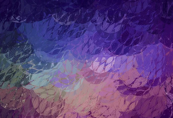 Ανοιχτό Ροζ Μπλε Διανυσματικό Μοτίβο Τυχαίες Μορφές Σύγχρονη Αφηρημένη Απεικόνιση — Διανυσματικό Αρχείο
