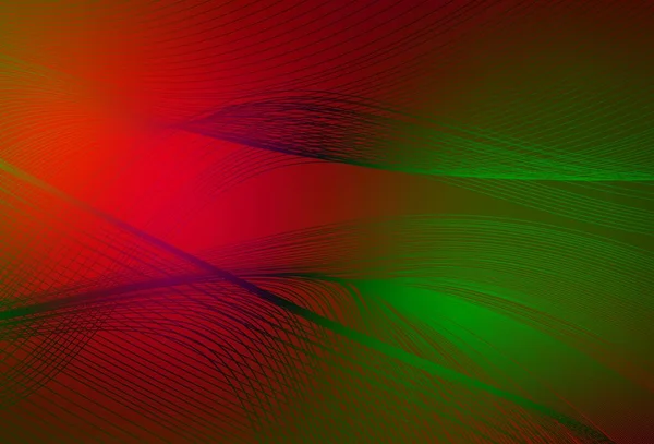 Темно Зеленый Красный Векторный Размытый Фон Блестящая Абстрактная Иллюстрация Градиентным — стоковый вектор