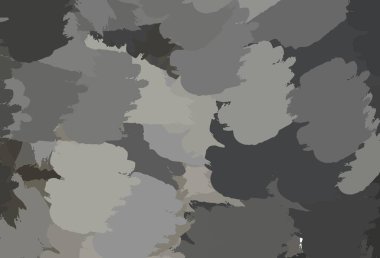 Kaotik şekilli hafif gri vektör şablonu. Modern tarzda değişen renkli kaotik formlar. Duvar kağıtları için zarif tasarım.