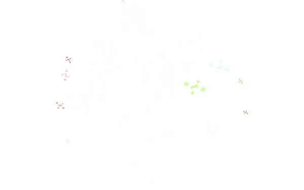 浅色的多色矢量 典雅的背景 用Origami风格画的花的涂鸦 手绘网页设计 — 图库矢量图片