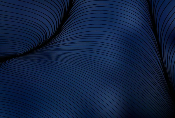 Темный Синий Векторный Фон Мокрыми Линиями Совершенно Новая Красочная Иллюстрация — стоковый вектор