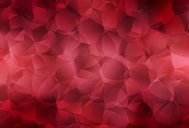 Rastgele şekilli açık kırmızı vektör deseni. Modern tarzda değişen renkli kaotik formlar. Bir cep telefonu için arka plan.