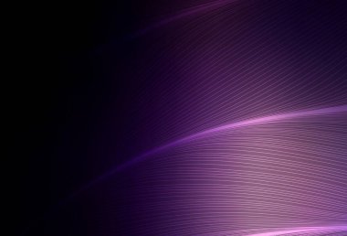 Eğri çizgileri olan koyu mor vektör düzeni. Eğimli çizgileri olan zarif parlak bir illüstrasyon. Fikirlerin için bir örnek..