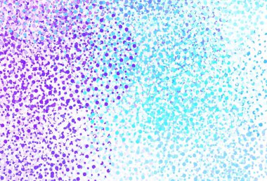 Açık pembe, diskleri olan mavi vektör dokusu. Parlak renkli soyut çemberlerin olduğu bir resim. Duvar kağıtlarının dokusu için desen.