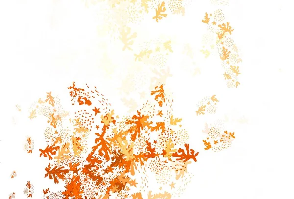 Світло Оранжевий Векторний Шаблон Хаотичними Формами Проста Барвиста Ілюстрація Абстрактними — стоковий вектор