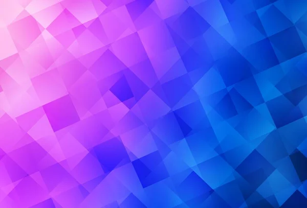 Светло Розовый Синий Векторный Фон Полигональном Стиле Абстрактная Градиентная Иллюстрация — стоковый вектор