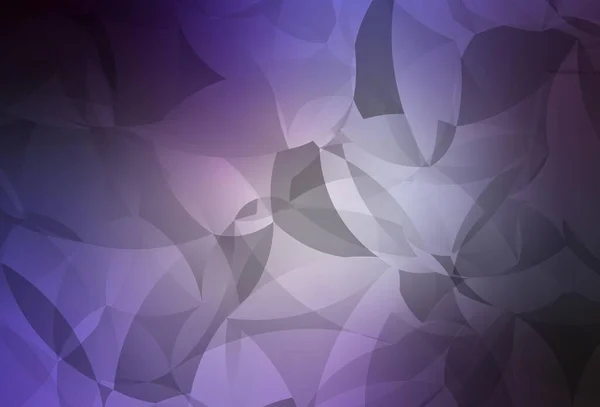 Licht Lila Vektorgradienten Dreiecke Muster Elegante Helle Polygonale Illustration Mit — Stockvektor