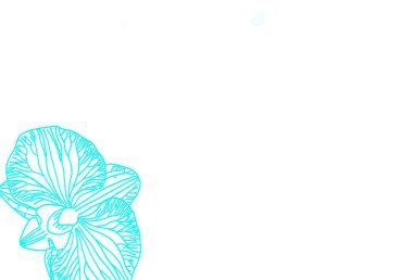 Açık yeşil vektör çiçekli doğal arkaplan. Origami tarzında çiçeklerin karalama çizimi. Web siteleri ve pankartlar için desenli desen.