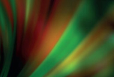 Koyu yeşil, sarı vektör soyut bulanık arkaplan. Soyut ve gradyan renkte renkli çizimler. İşiniz için yeni tasarım.