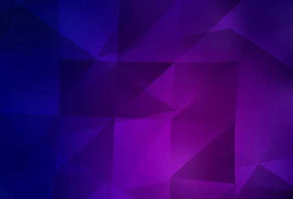 Dunkelviolette Rosa Vektorgradienten Dreiecksmuster Bunte Illustration Polygonalen Stil Mit Farbverlauf — Stockvektor