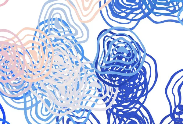 Rose Pâle Fond Vectoriel Bleu Avec Des Lignes Irisées Illustration — Image vectorielle