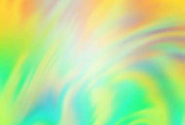 Açık yeşil, sarı vektör modern zarif düzen. Soyut ve gradyan renkte renkli çizimler. Marka kitabınız için yeni biçim tasarımı.