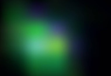 Koyu yeşil vektör renkli bulanık arkaplan. Renkli soyut çizimler ve gradyan. Marka kitabı için zarif bir arkaplan.