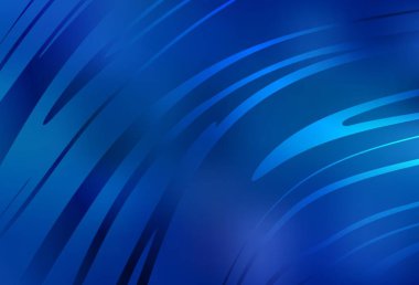 Eğri çizgileri olan hafif BLUE vektör dokusu. Basit çizgilerle renkli gradyan çizimi. Web siteniz için soyut tasarım.
