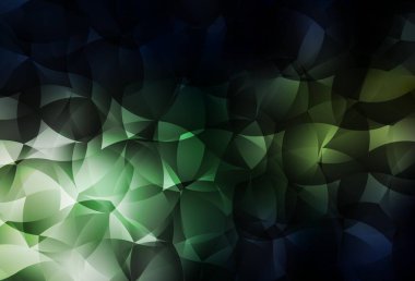 Koyu yeşil vektör düşük poli düzeni. Origami tarzında gradyan ile geometrik çizim. İşiniz için en iyi üçgen tasarım.