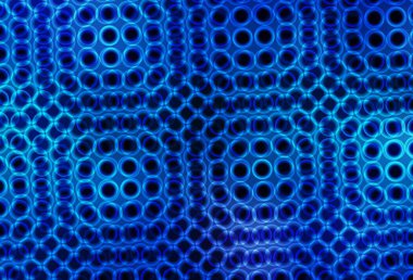 Disklerle hafif BLUE vektör dokusu. Renkli su damlaları olan modern soyut çizimler. Fütürist reklamlar ve kitapçıklar için şablon.