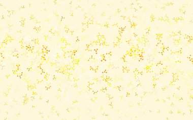 Açık yeşil, sarı vektör arkaplan ve yapay zeka formları. Soyut şablondaki yapay zeka şekilleriyle parlayan illüstrasyon. Poster ve teknoloji sembolü.