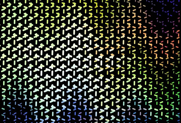 Texture Vectorielle Multicolore Foncé Avec Des Lignes Colorées Illustration Colorée — Image vectorielle