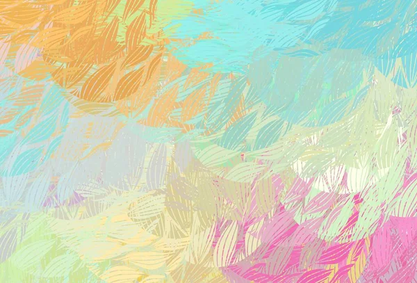 Светлая Многоцветная Векторная Текстура Абстрактными Формами Простая Красочная Иллюстрация Абстрактными — стоковый вектор