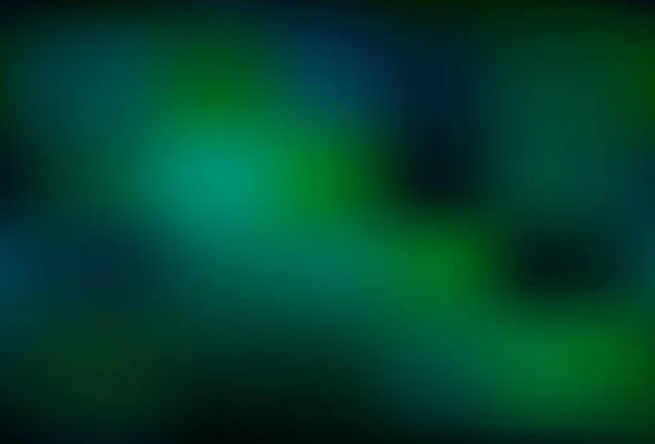 Donkerblauw Groene Vector Abstracte Wazige Achtergrond Schitterende Kleurrijke Illustratie Slimme — Stockvector